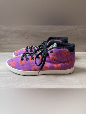 Allbirds Wool Piper Mid Shoes Mens Size 13 Plaid Sneakers